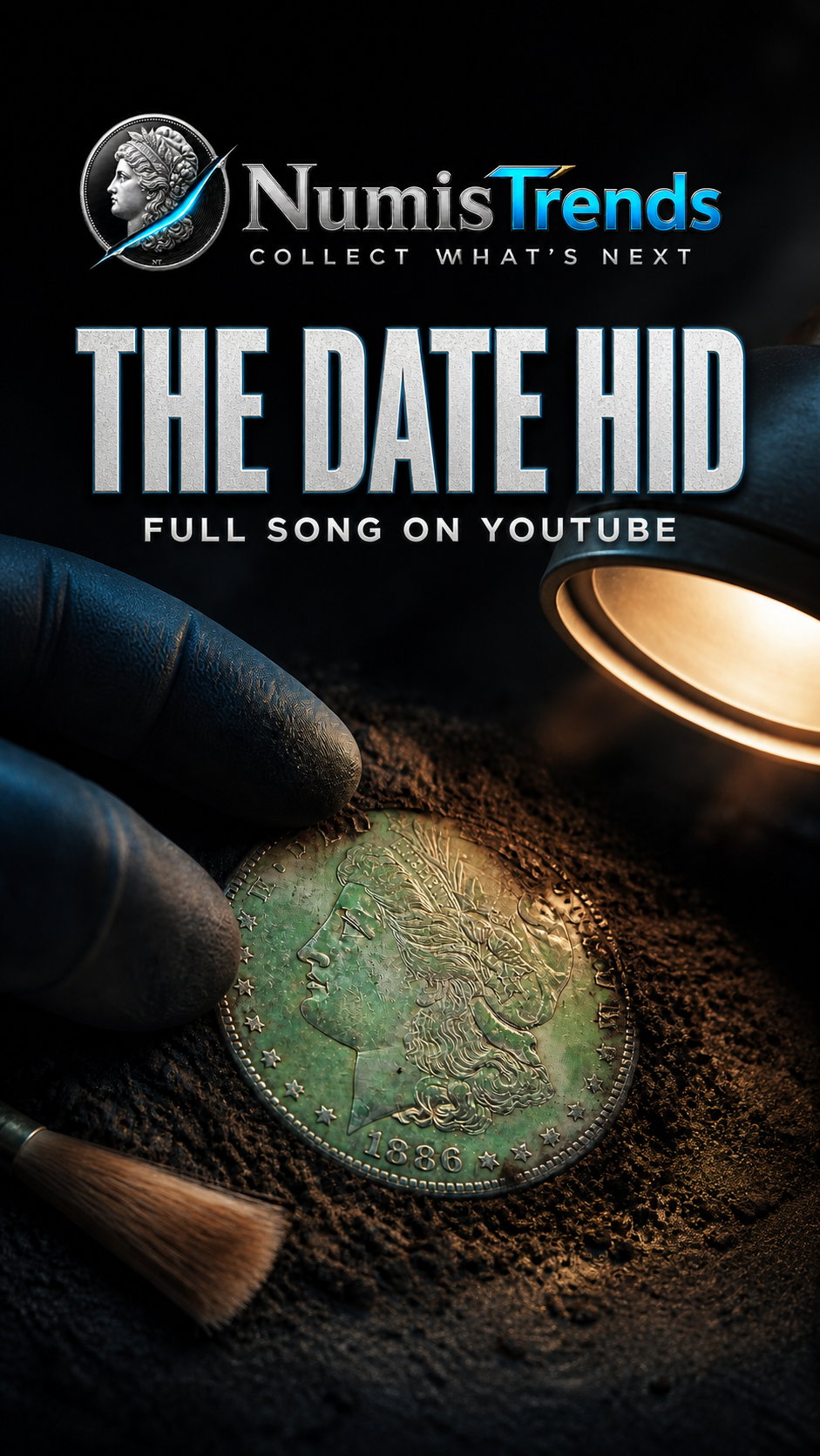 The Date Hid Under the Dirt, a NumisTrends collector-music release featuring a coin discovered beneath soil
